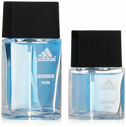 Adidas Moves for Him Eau de Toilette Spray  2 Piece Gift Set  NEW
