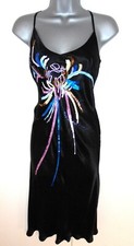 Coast Y2K Vintage Strappy Embellished Sequin Satin Evening Occasion Dress 10