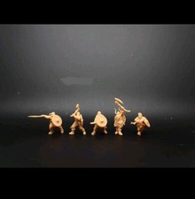 1/72 Viking Age Male Vikings 5Pcs Person Plain Soldier 3D Printed