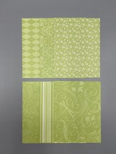 12 Stampin' Up Designer Series Paper Card Fronts 4x5.25 Double Sided