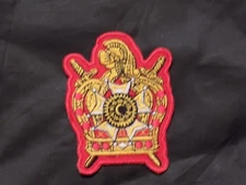 Masonic Demolay Patch Iron Sew Freemason Youth Fraternity  NEW!