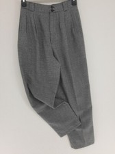 VTG Womens 100 Wool Dress Pants Lined Houndstooth Sz 10 Giorgio St. Angelo