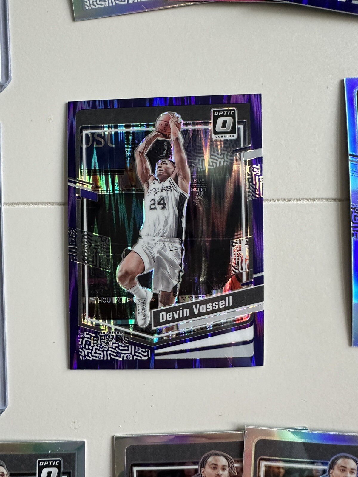 2023-24 Optic NBA SPURS LOT Of 13 w/ Wembanyama RC Prizm Parallels & Auto π₯π view 7