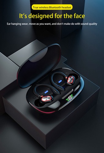 Bluetooth Headset Wireless Earbuds Ear-Hook For Samsung Galaxy Note20 Note10 5G - Picture 11 of 18