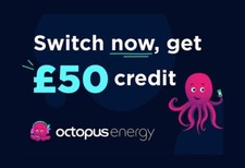 Octopus Energy Referral, &pound;50 FREE CREDIT