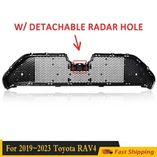 1PC Kit For Toyota RAV4 2019 2020-2024 Front Bumper Grille Grill  Body W/Radar
