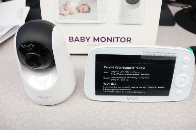 vava baby monitor 2 cameras