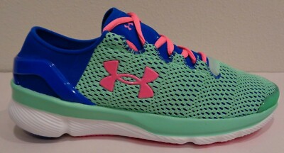 Under Armour Size 4.5Y 4.5 SPEEDFORM APOLLO Sneakers Green New Girls Kids Shoes