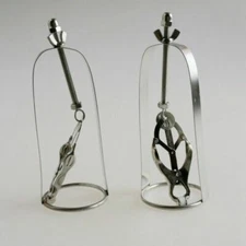 Staineless Steel Nipple Clamps Weights Clip Sex Toy Bondage Clover Boob Clitoris