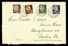 DR WHO 1933 NETHERLANDS FDC? COMBO ROTTERDAM TO GERMANY R61532
