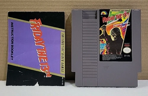 Friday the 13th (Nintendo Entertainment System, NES, 1989) With Manual