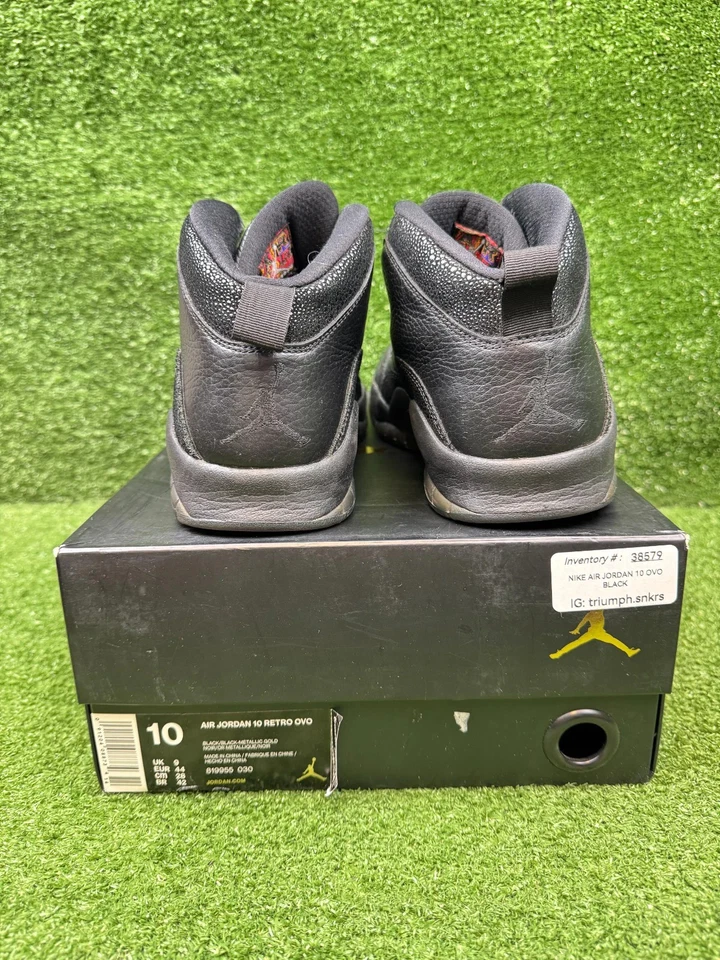 Talla 10 - OVO x Air Jordan 10 Retro Negro Foto 4 de 4