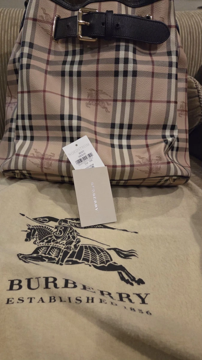 Burberry Haymarket Zip Shoulder Bags for Women for sale | eBay