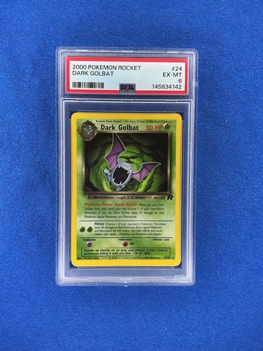 Dark Golbat (Unlimited) graded PSA 6 for sale on eBay