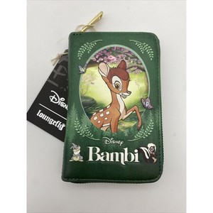Loungefly Disney Wallet Bambi Classic Books Cover Zip Clutch w