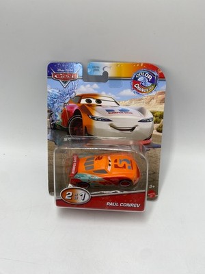 Disney Pixar Cars Paul Conrev Colour Changing Car Figur USA Exclusive