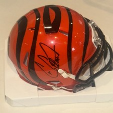 CRIS COLLINSWORTH Signed Cincinnati BENGALS Mini-helmet Beckett (BAS)