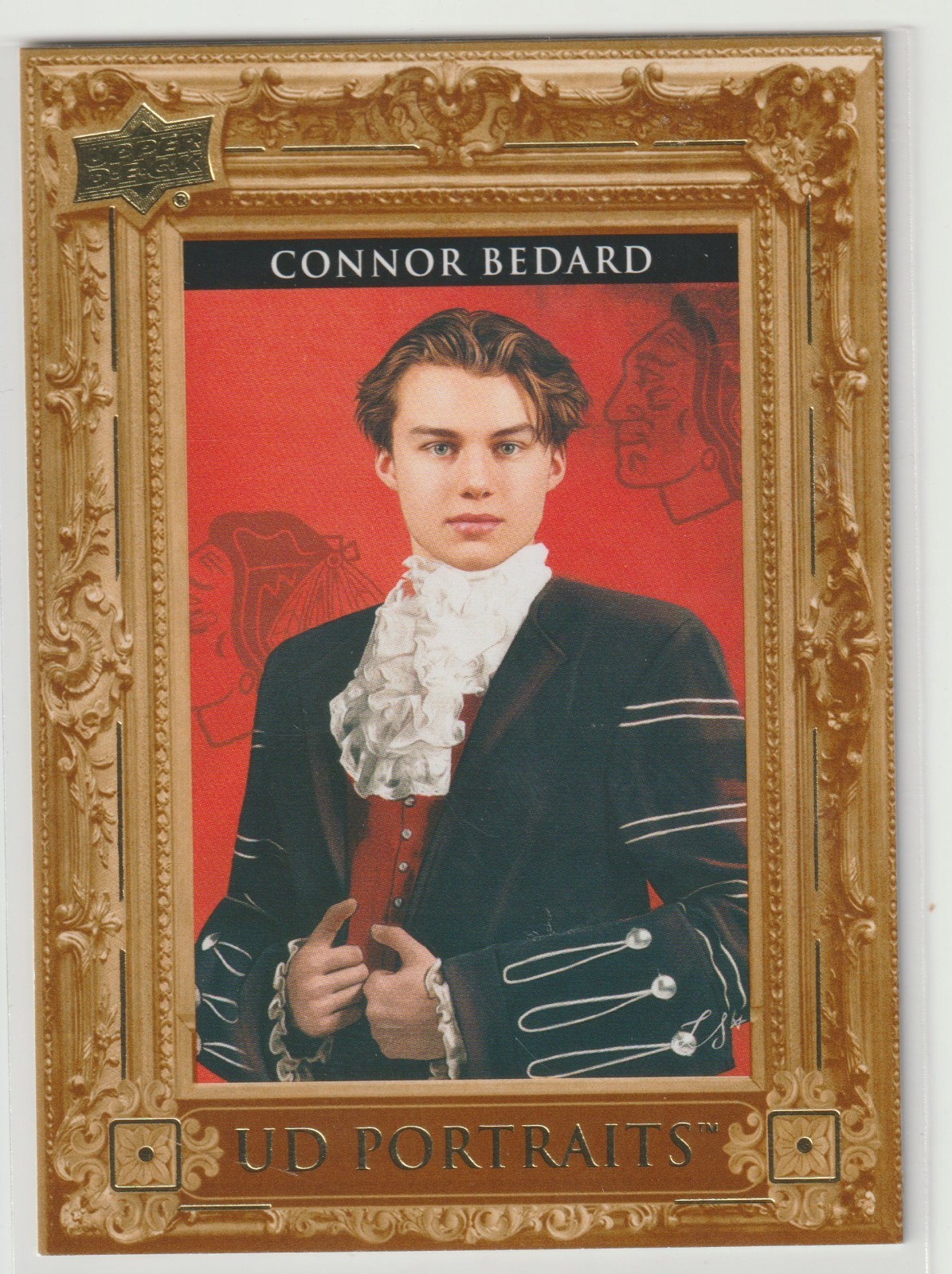 23-24 CONNOR BEDARD RC UPPER DECK S2 UD PORTRAITS ROOKIE #P60 BLACKHAWKS