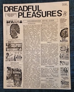 Cult Film Fanzine Dreadful Pleasures #1 Mike Accomando NYC Movie Guide