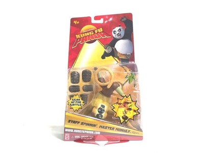 Kung Fu Panda RARE Staff Spinnin' MASTER MONKEY 2008 Dreamworks Mattel MOC