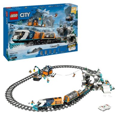 LEGO City 60470 Arktis-Polarexpress Bausatz, Mehrfarbig