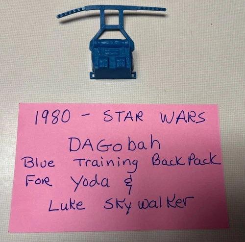 Star Wars 1980 DAGOBAH Blue Training Backpack for Yoda and Luke Skywalker