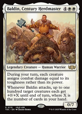 #ad #ad Baldin Century Herdmaster 0110 Non Foil Rare Tarkir Dragonstorm Commander MTG $1.64
