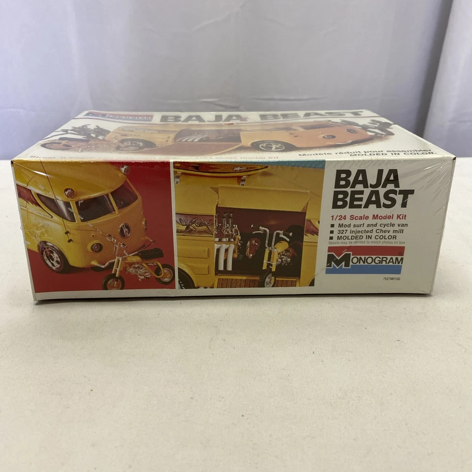Monogram  Baja Beast Street ‘n Beach Van w/ Mini Bike #7527 Factory Sealed NEW - Image 2 of 4