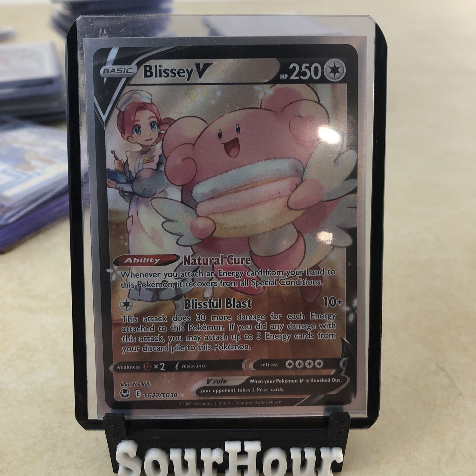 Blissey V TG22/TG30 Silver Tempest 2022 Trainer Gallery Pokémon TCG Card NM