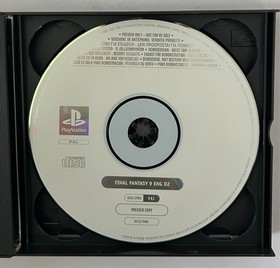 Final Fantasy IX Preview Version - Sony PlayStation PSone - 2000 - Ultra rare