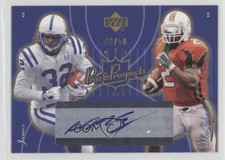 2003 Pros & Prospects Gold 43/50 Edgerrin James Willis McGahee #143 HOF gp3
