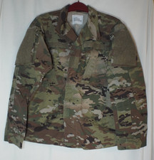 US Military Army Issue OCP Rip Stop Combat Coat Jacket Female Size 33 Short