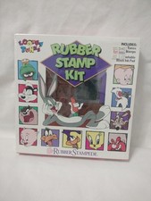 Stampede 1994 Looney Tunes Rubber Stamp Set of 12 Vintage New Sealed