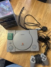 PlayStation 1 Console Tested & Working (unboxed) Includes 10 Games 1 Controller