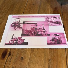 The Rushton Proctor SD Steam Tractor A4 Printed Information & Specification Pack