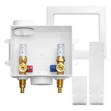 Washing Machine Outlet Box Center Side Drain 1/2 Pex Crimp Copper Arrestor