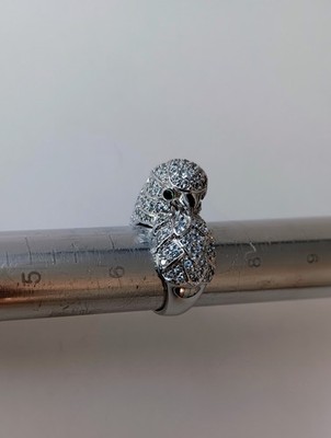 CW Collection Pigeon Ring Size 7 STERLING 925 CZ