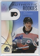 2024 Upper Deck SP Game Used Authentic Rookies Blue Jett Luchanko #262 Auto 4f5