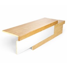 Stair Cladding Pre-Finished Oak Tread with Reversible Riser 1000mm