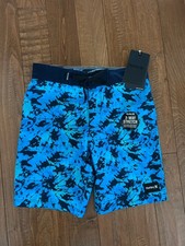 New Hurley Phantom Board shorts Boys Size 7 Adjustable Waist Stretch NWT