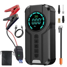 4 In 1 Car Jump Starter 99800mAh Booster Jumper Box Power Bank Air Pump Lighting
