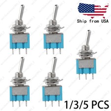 1/3/5x SPDT Guitar Mini Toggle Switch 2-Position ON/ON 3 PIN Car/Boat Switches