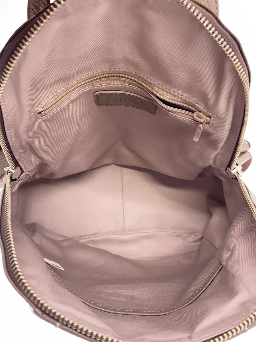 Jamale Backpack Leather BEG Plain - image 6