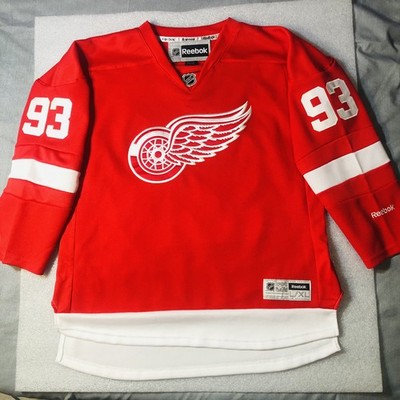 Detroit Red Wings Franzen #93 Reebok Jersey Hockey Stitched Sz Youth L/XL EUC
