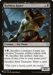 Ruthless Knave 119/279 The List Reprints