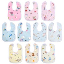 Image of 10Pack Baby Bandana Drool Bibs Soft, Absorbent, Adjustable for 036 Months