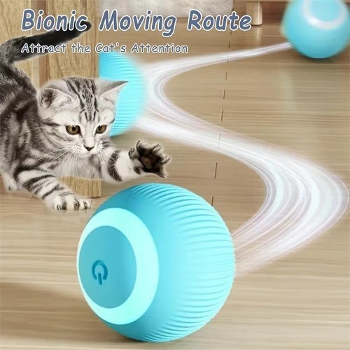Smart Cat Toy Electric Automatic Rolling Ball Interactive Kitten Training Toy UK - Picture 1 of 5