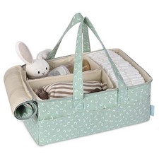 Diaper Caddy Organizer, Baby Basket for Baby Shower With Lid  Car Caddy for Ne...