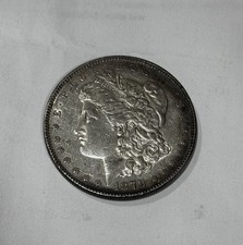 1879 Morgan Silver Dollar Toned Ring