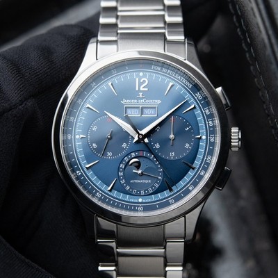 Jaeger-LeCoultre Master Control 5/2025 Chronograph Calendar Bracelet Blue Watch